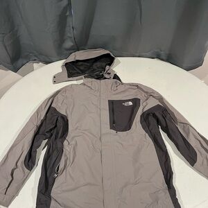 The North Face Men's Gray and Black Performance Jacket